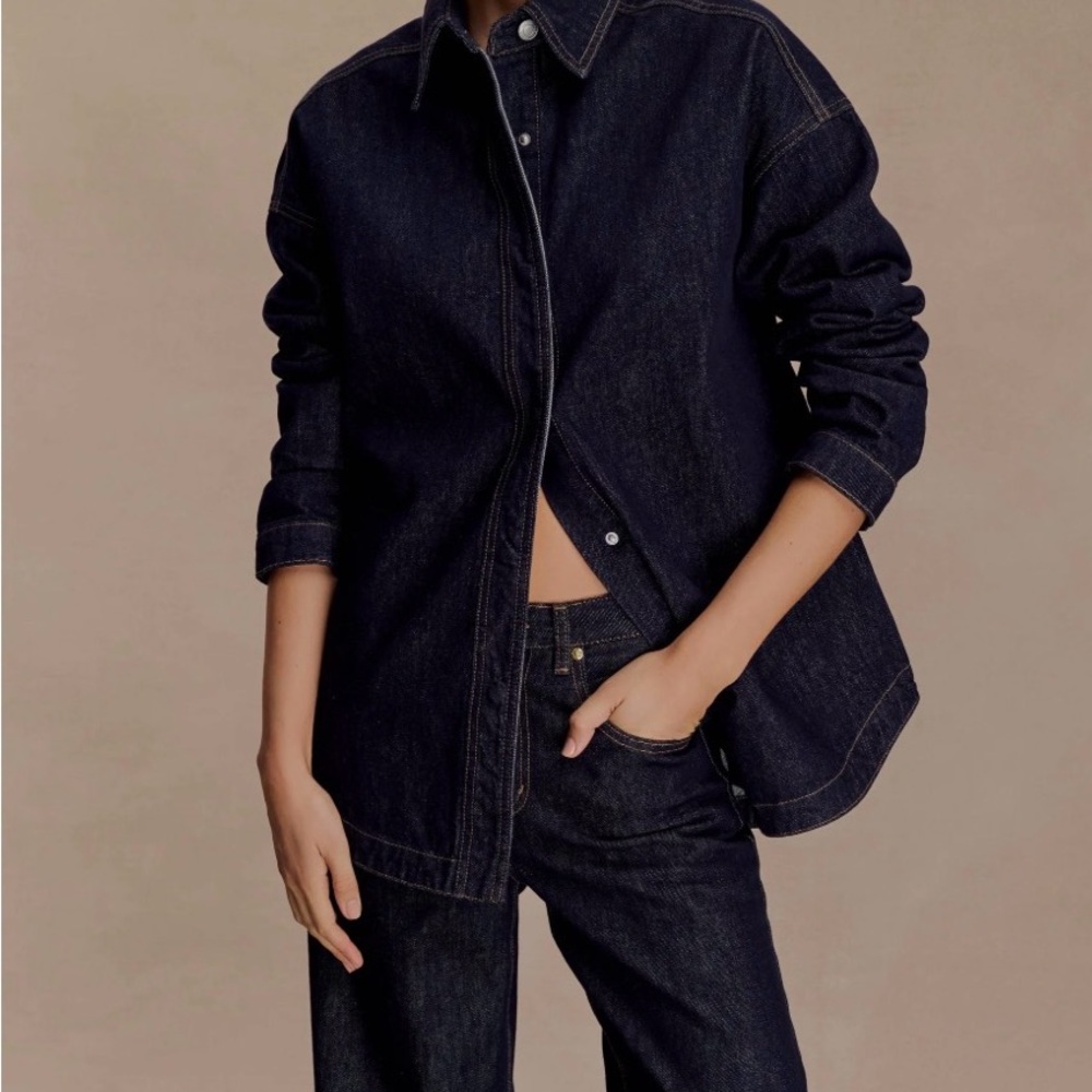 Meshki Lioda Oversized Denim Shirt